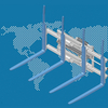 Single double pallet handlers